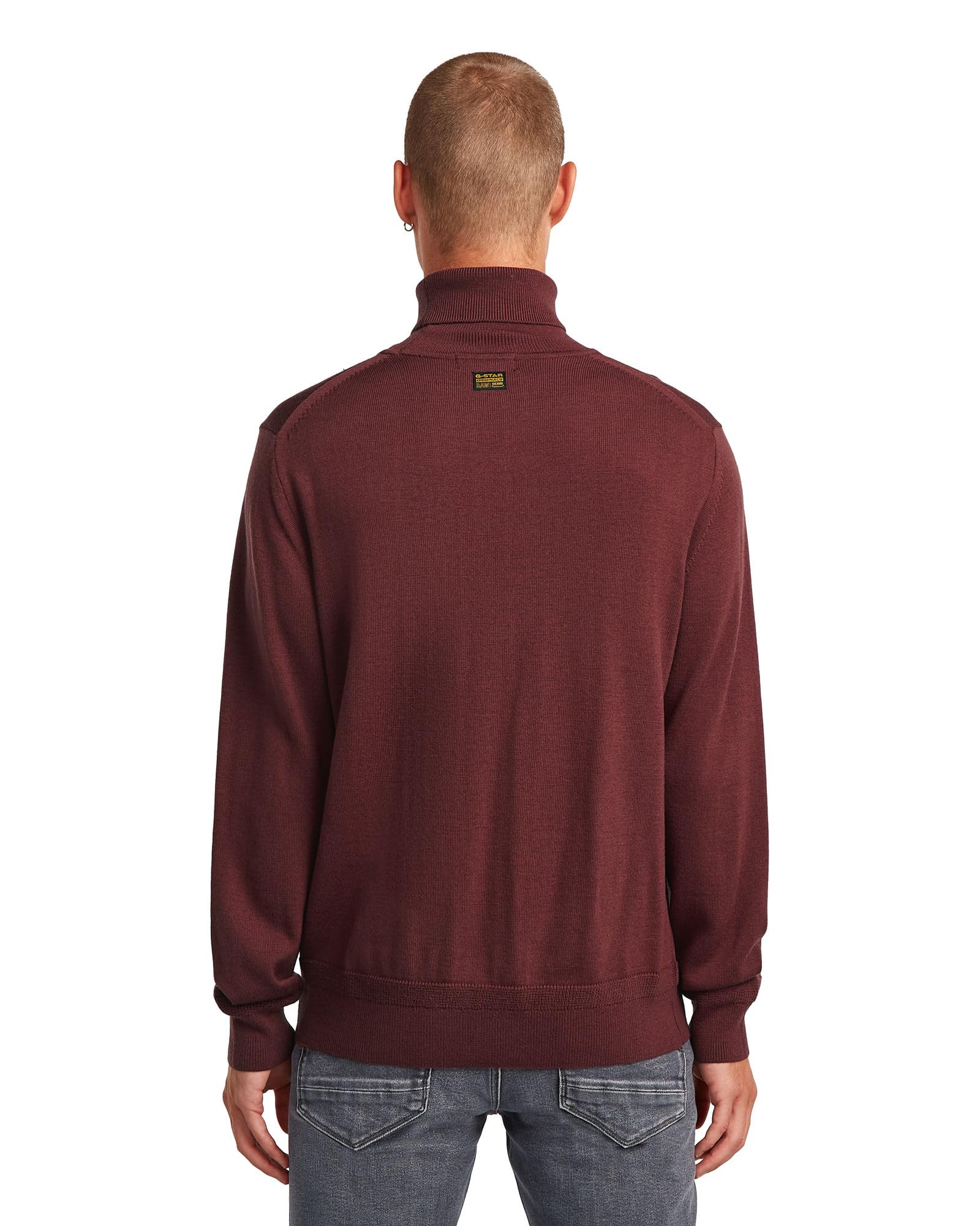 G-STAR Premium Core Turtle Knit, Czerwony (Port Red D27706-b692-4608), M