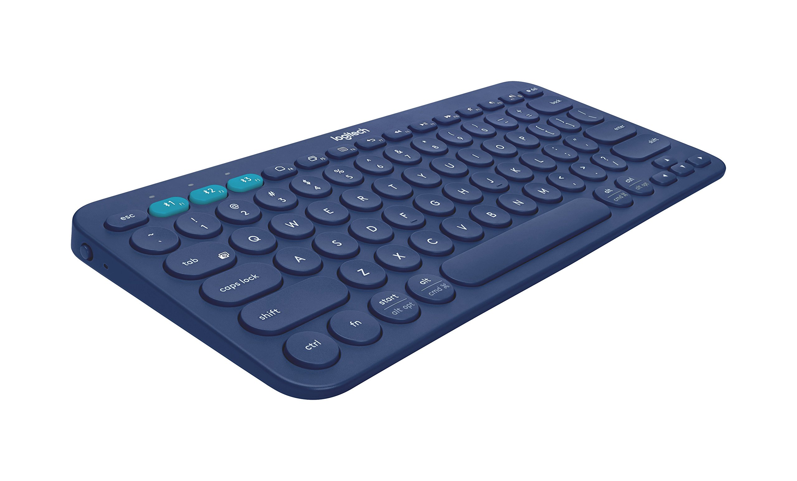 Logitech K380 Multi-Device Bluetooth Keyboard β Windows, Mac, Chrome OS, Android, iPad, iPhone, Apple TV Compatible β with FLOW Cross-Computer Control & Easy-Switch up to 3 Devices β Blue