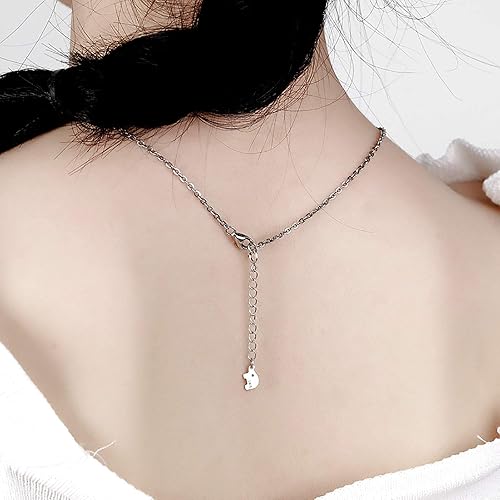 Miniatura 6 de 100 cierres de pinza de langosta y 100 cadenas extensoras con 100 anillos de salto abiertos, anillos de extensión extraíbles para collares,