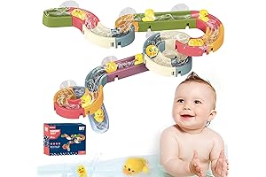 BuddingBathtub Water Slide Toys for Toddlers, DIY Wall Bathtub Slide Tracks Toys...
