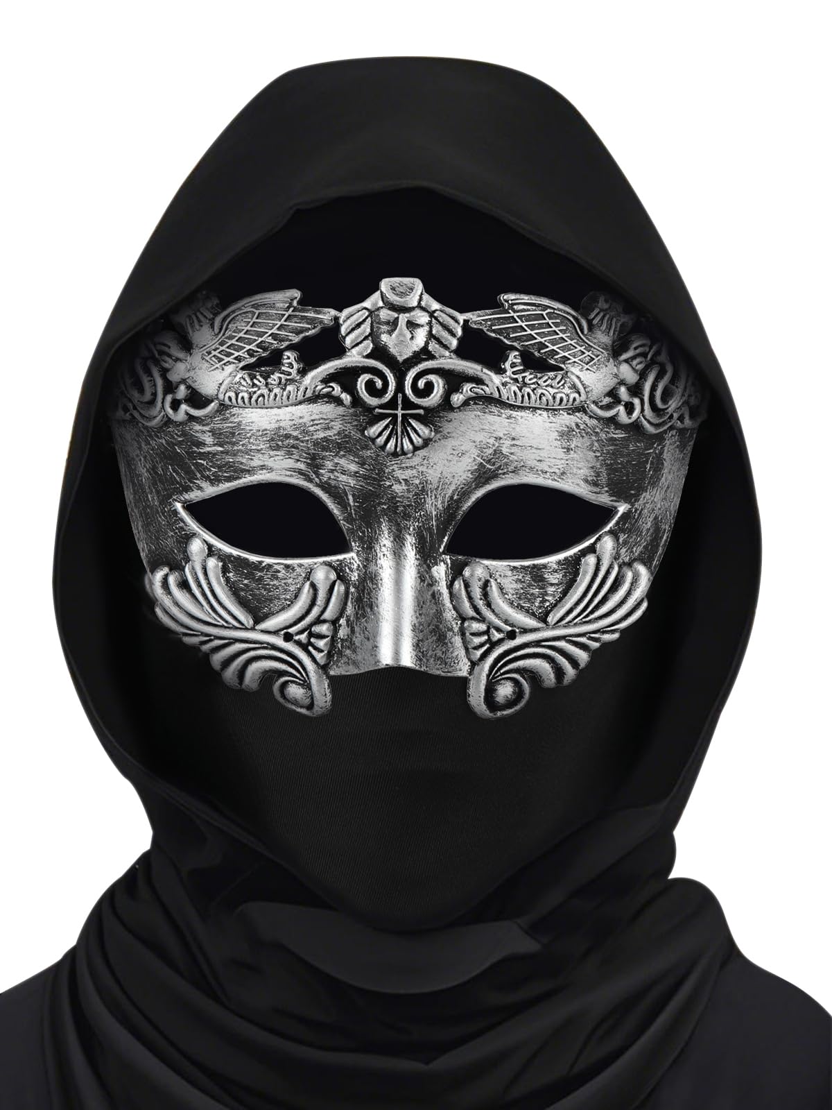 Guayma Steampunk Oni Masquerade Mask for Men/Women Halloween Mardi Gras Venetian Costume Party Prom Ball