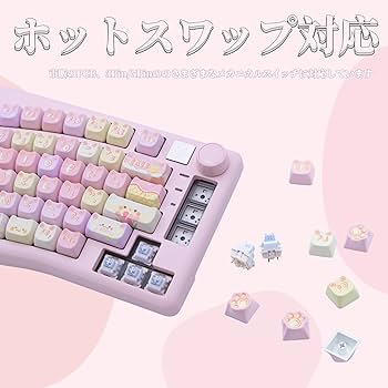 Leobog A75　Aliceレイアウト LEOBOG A75 75% Alice Layout with Knob and Joystick Design