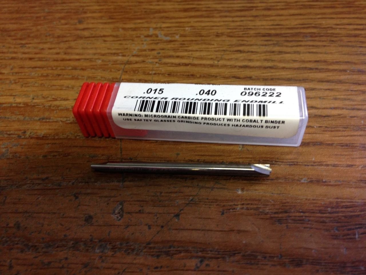 .015" Radius 2 Flute Double END Carbide Corner Rounding END Mill