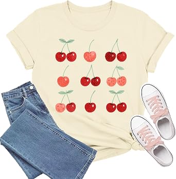 Pineapple Shirt Women Pineapple Hawaiian T-Shirts Flower Pattern Tee Tops