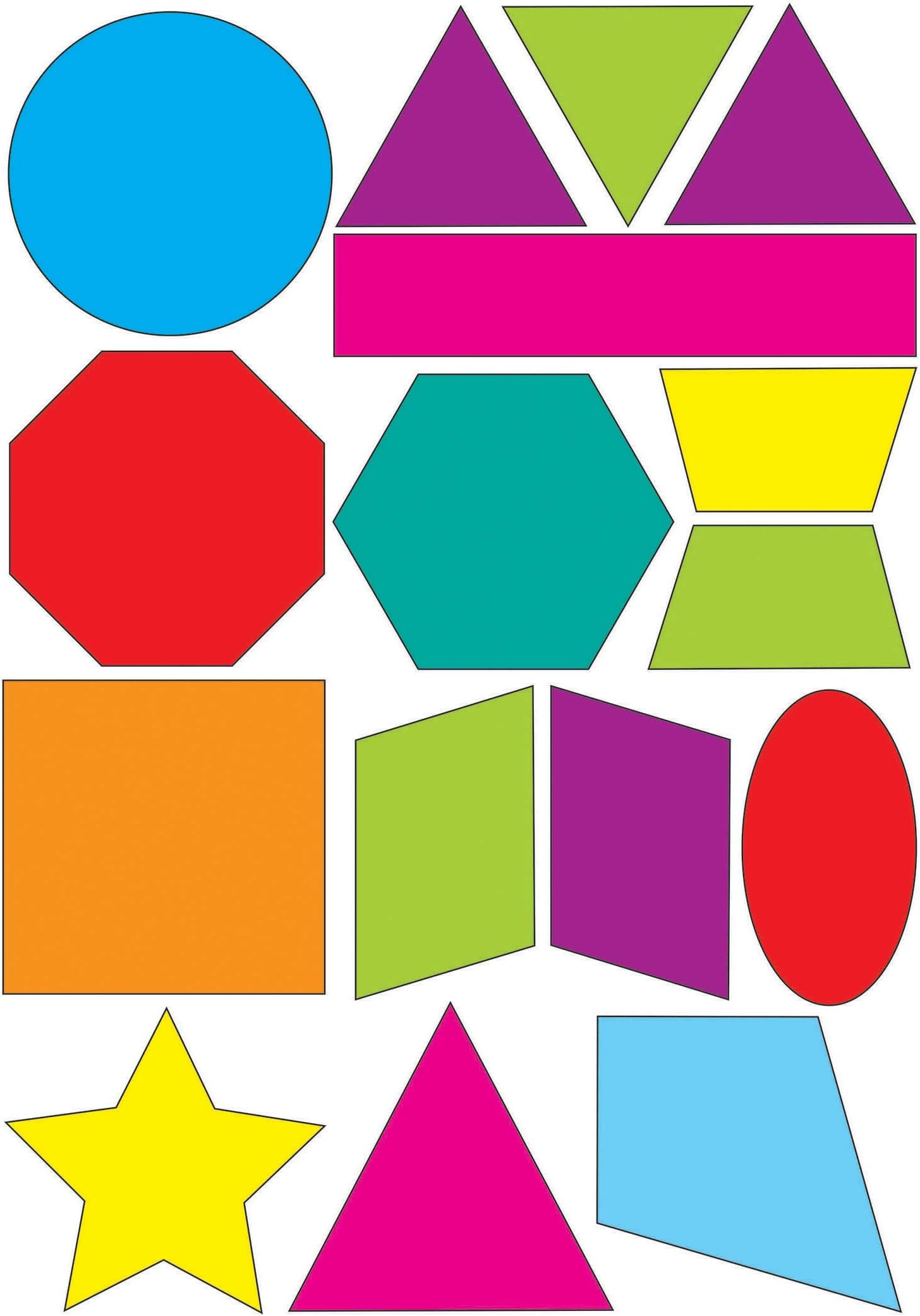 ASHLEY PRODUCTIONSShapes Math Die-Cut Magnet, multi (ASH10065)