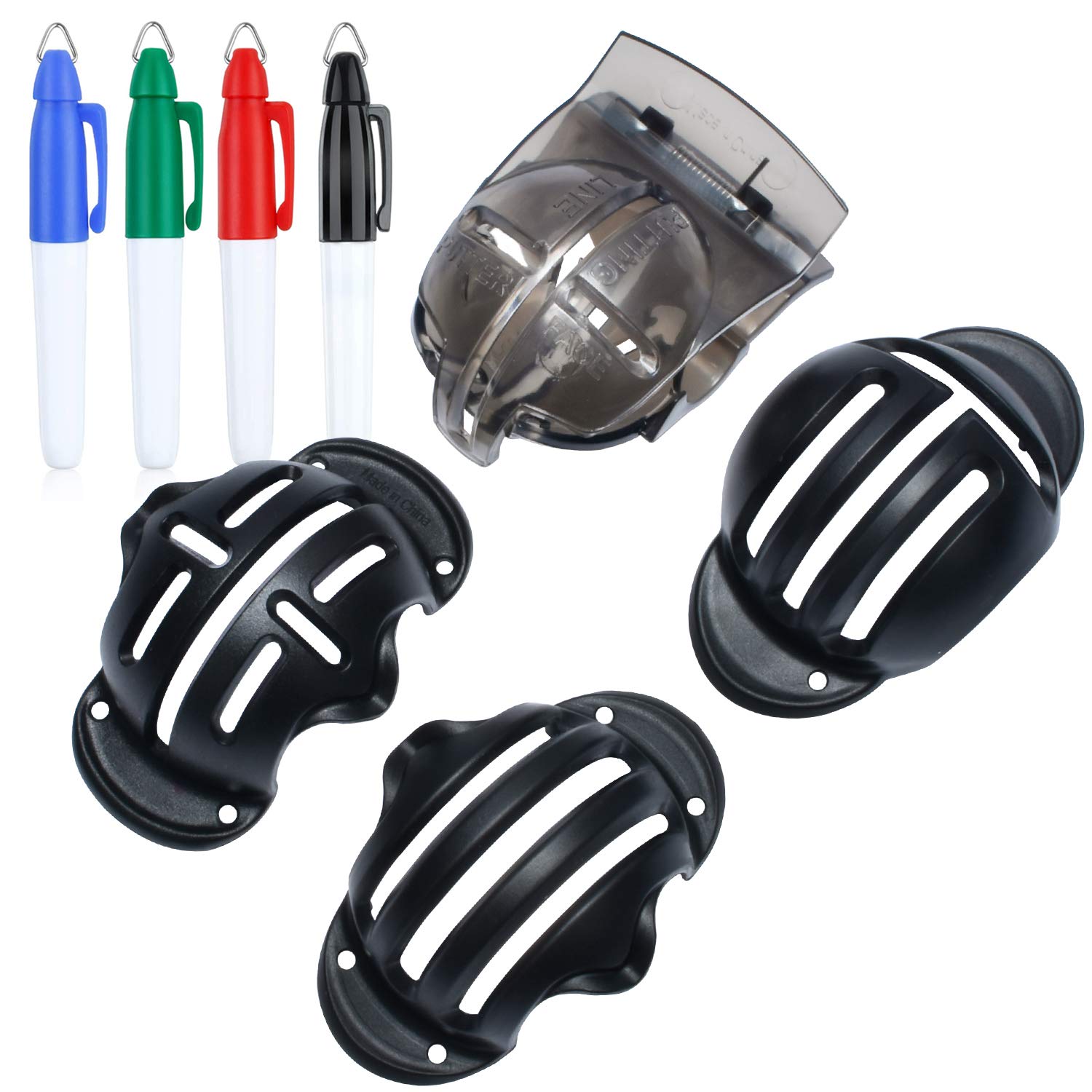 Buy Cualfec 8 Pack Golf Ball Line Drawing Marker Golf Ball Liner Golf