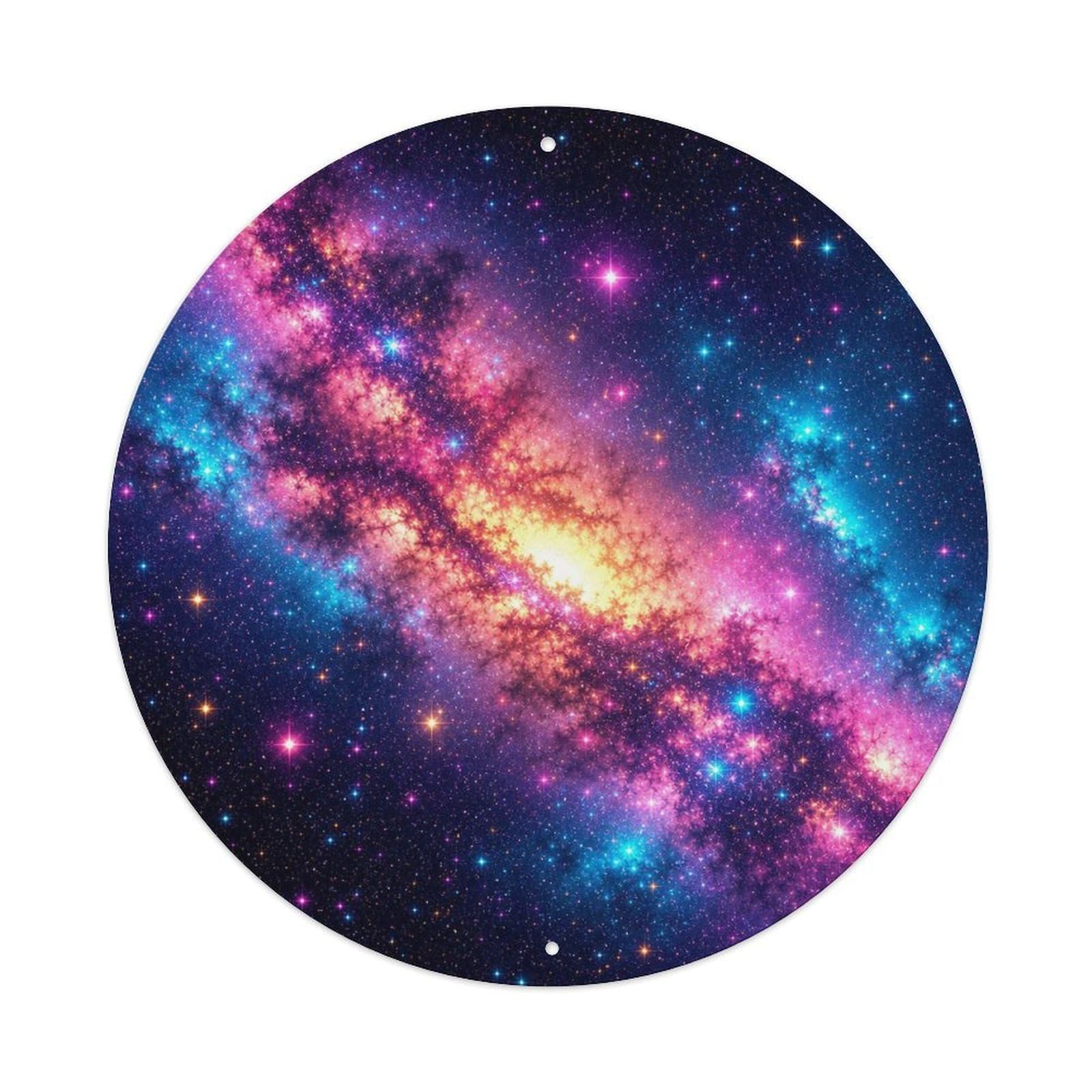 Odgynaw 8X8inch(20X20cm) Astral Galaxy Core Core Astronomy Sky Atlas Stellar Orbit Metal Tin Sign