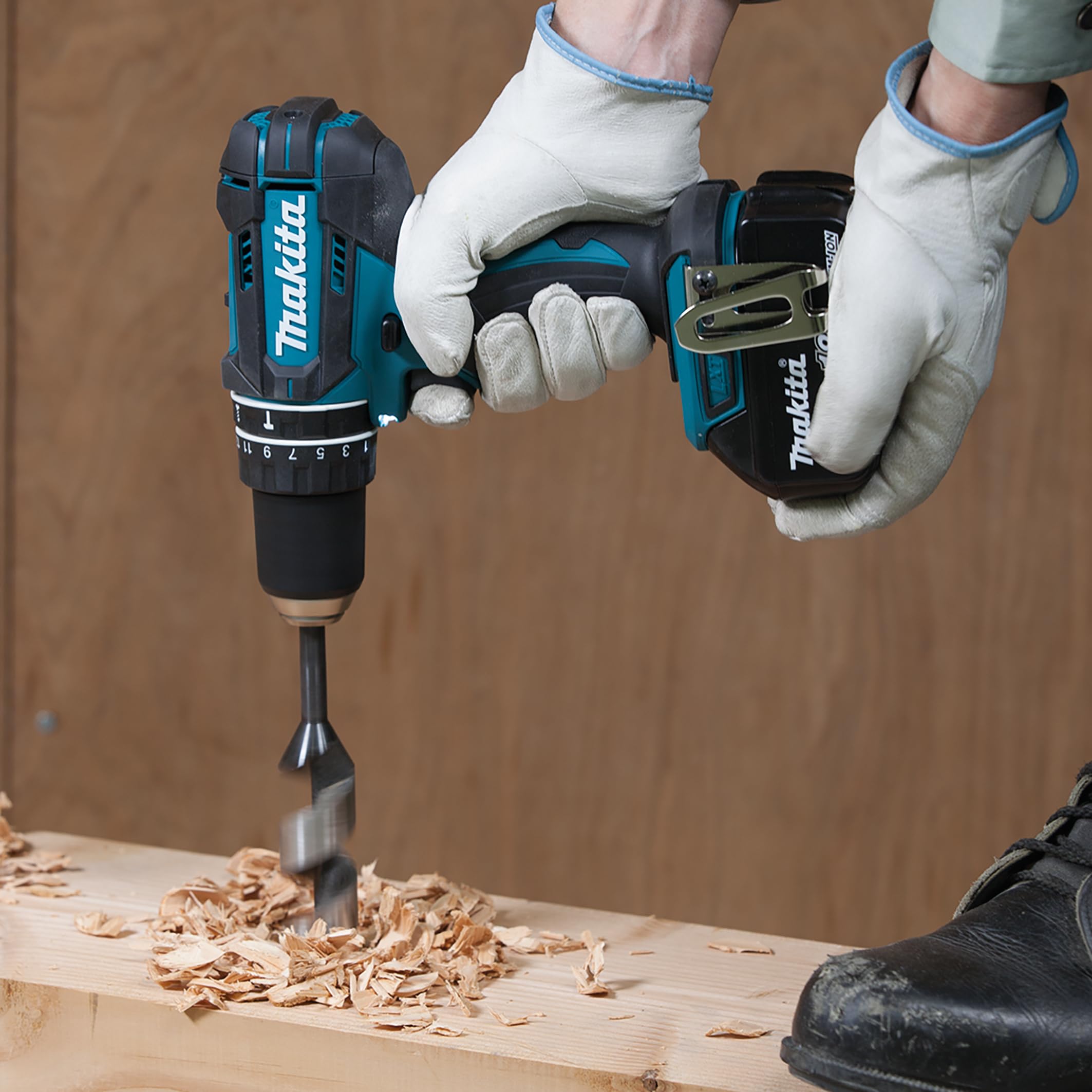 Makita DHP482RFX9 Batería Taladro 18V LXT 62Nm 2x3.0Ah MAKPAC 92 Accesorios