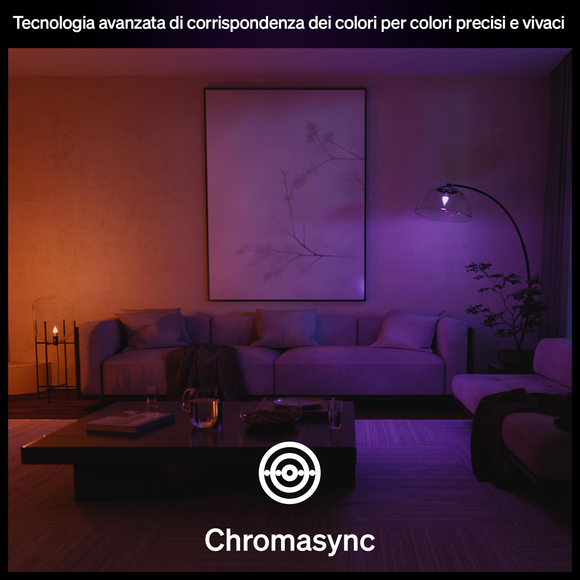 Philips Hue Lampadina candela E14, Confezione da 3, Bianco | 500 lm, Spettro completo 1000 K-20000 K, Smart Home, Regolazione ultrafluida, Tecnologia Chromasync, Controllo wifi