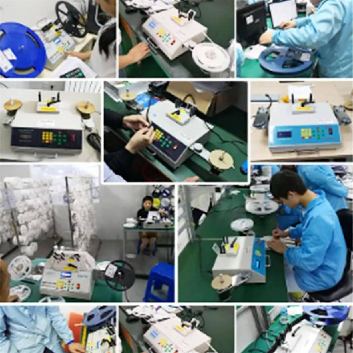 Contatore automatico delle parti SMT SMD, macchina di conteggio delle bobine dei componenti elettronici da 50 W, con rilevamento delle perdite, regolazione della velocità multilivello, per