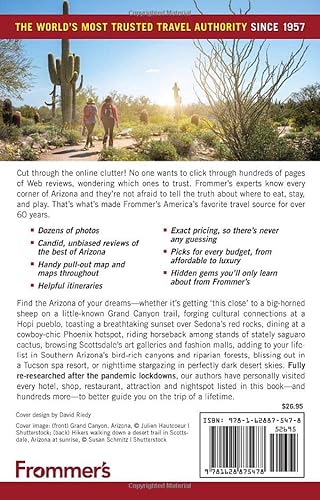 Frommer's Arizona And The Grand Canyon (Complete Guide) #TOP1