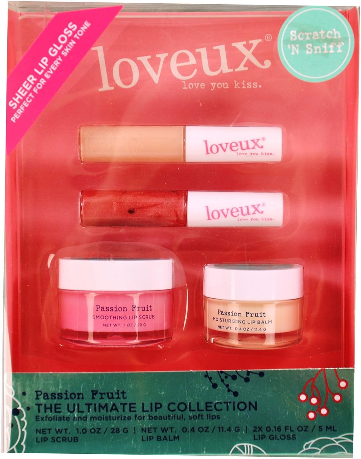 Ultimate Lip Collection 4Pc Set Passion Fruit