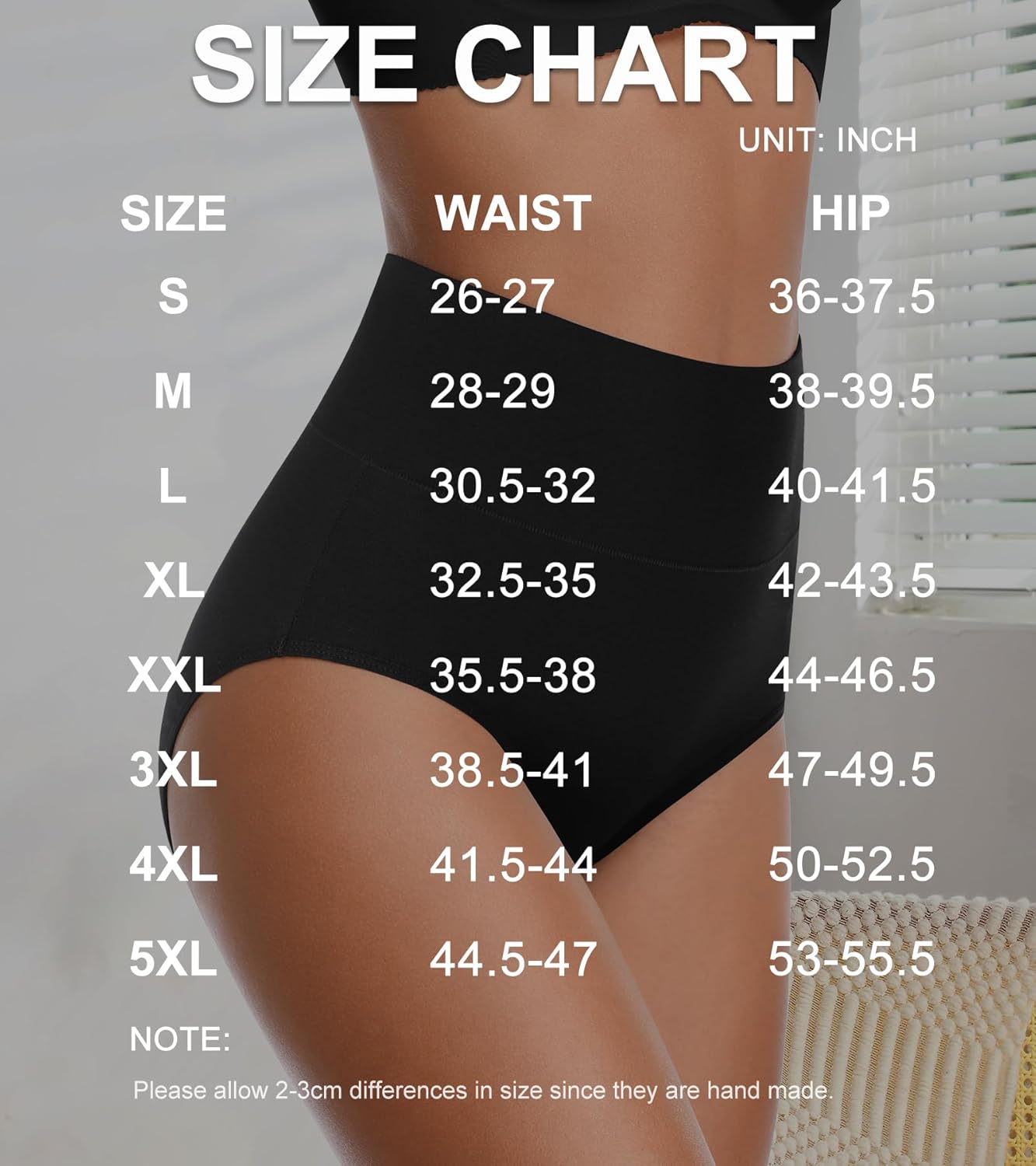 OLIKEME High Waisted Underwear for Women Tummy Control Full Coverage Cotton Ladies Panties Soft Stretch Briefs - Image 7