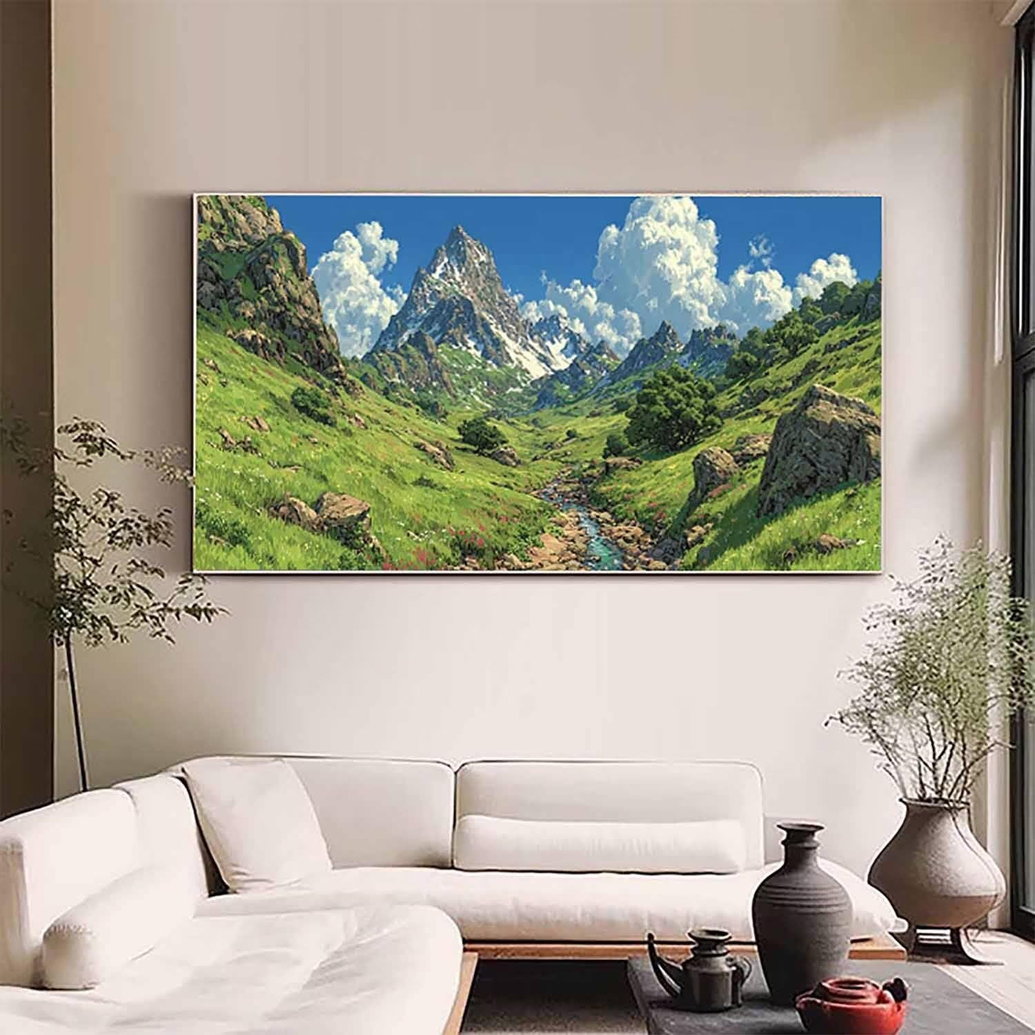 Zestawy artystyczne z motywem krajobrazu dla dorosłych, malarstwo diamentowe, górskie kryształy, zestawy artystyczne, dla dzieci, początkujących, DIY, 5D, pełne wiercenie, kwadratowe, klejnot, kropki