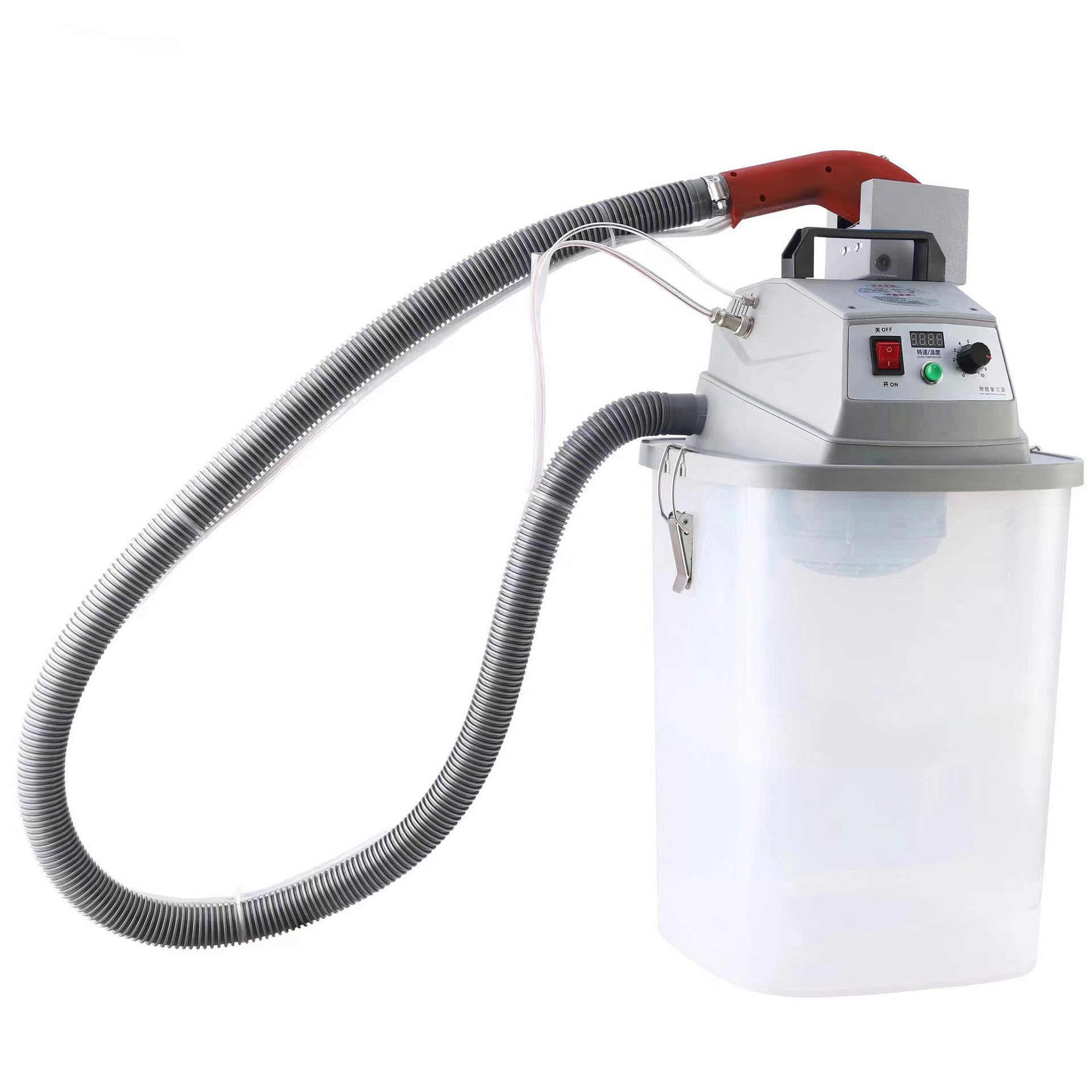 Corta Hilos Cuadrados con Cubo De Almacenamiento 30 L,Máquina Cortadora Hilos,Evita Daños En Las Costuras Overlock Y Recubrimiento,para Fábricas Prendas De Vestir