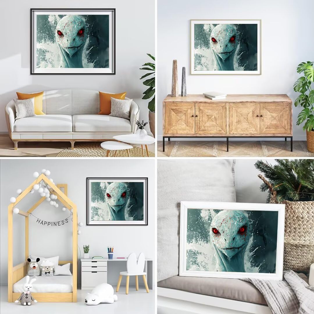 5D Strach Diament Malarstwo Zestaw dla dorosłych, DIY Kreskówka Zestawy do malowania Diament, Pełne zestawy artystyczne, Square Rhinestone Ścieg krzyżykowy Malarstwo dla dorosłych Początkujący Wystrój