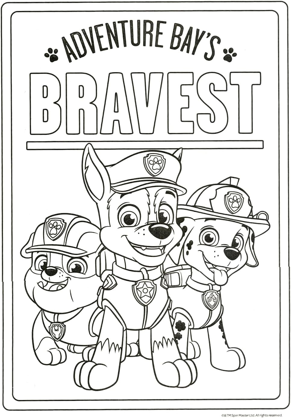 Paw Patrol Coloring Book and Sticker Activity Set for Kids - Bundle with Coloring Books, Imagine Ink, Play Pack, Stickers