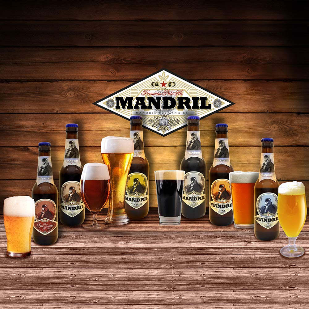 Cerveza Artesana Mandril Variada: 2 unidades de 6 cervezas distintas - 12x33cl