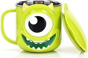 Disney Monster University Mike Wazowski Green Durable Stainless Steel Insulated 3D Drinking Cup