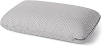 Amazon Basics Memory Foam Camping Pillow - Portable Travel Pillow with Washable Cover for Optimal Neck Support