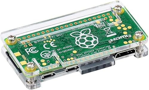 Miniatura 8 de DIGISHUO Raspberry Pi Zero WH (inalámbrico) 8 en 1 Kit completo  Cabeceras GPIO presoldadas 1 GHz 512 M con dos cajas  Tarjeta 32G  Mini HDMI  Micro