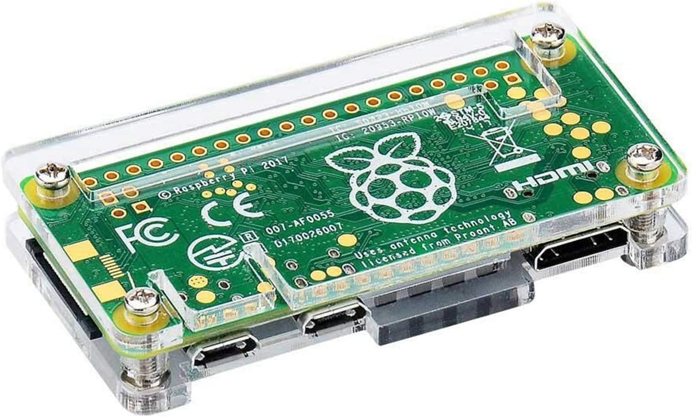Raspberry Pi Zero WH Kit de démarrage complet 8 en 1 | Comprend Pi Zero WH, 2 boîtiers, carte 32 Go, mini HDMI, micro USB, alimentation 5 V 3 A pour projets de bricolage