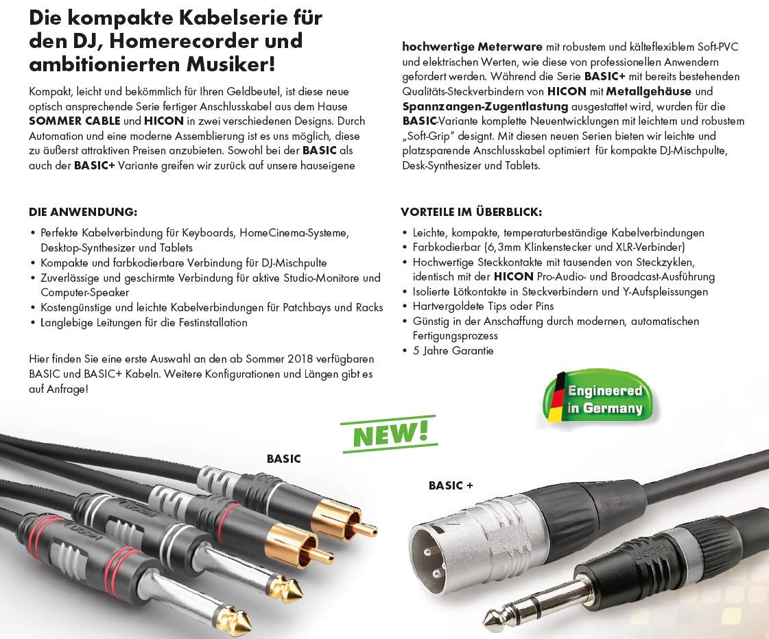 Lato Cable HBP-C2-0300 jack/cinch kabel przyłączeniowy audio [2 x wtyczka cinch - 2 x wtyczka cinch] 3