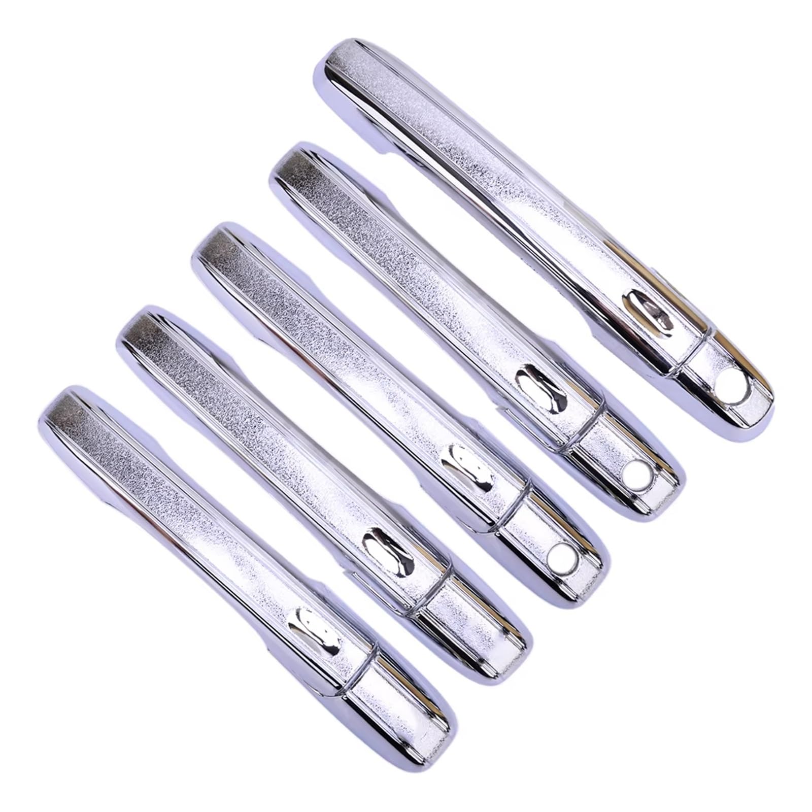 Vdifsvb for CRV 2003 2004 2005 2006 Silver ABS Car Exterior Door Handle Molding Cover Trim Set Fit Side Exterior Door Handle
