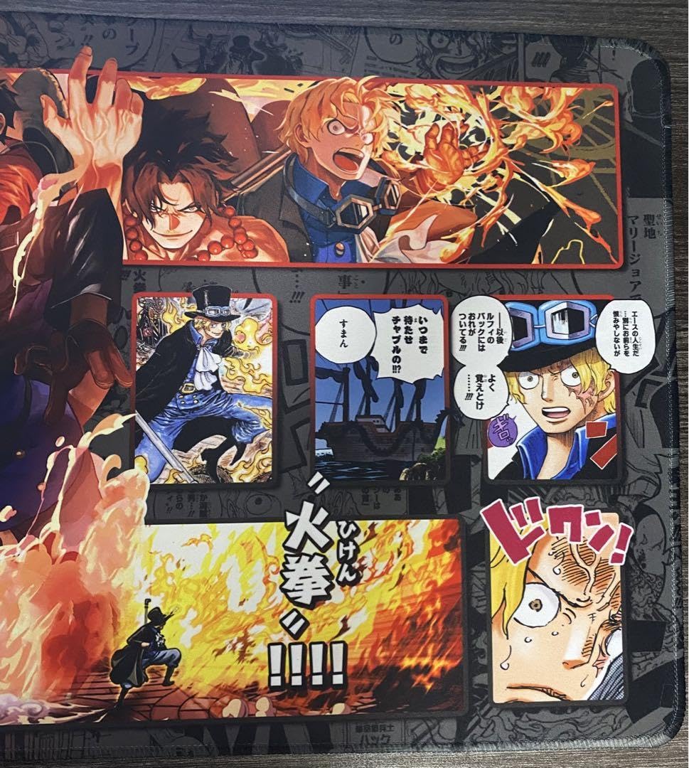 ワンピースカード ルフィ エース サボ 三兄弟 公式プレイマット 