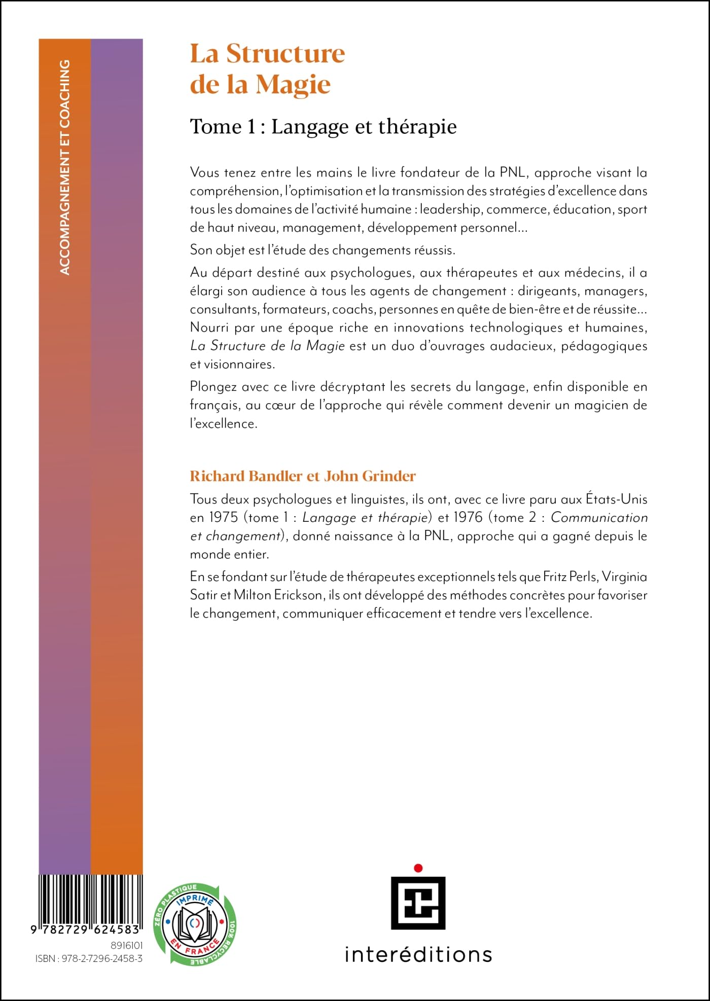 La Structure de la Magie T1: Langage et thérapie