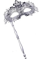 Vista 10 de Máscara veneciana para mujeres y hombres, para fiesta de disfraces, baile de graduación, Halloween, Mardi Gras