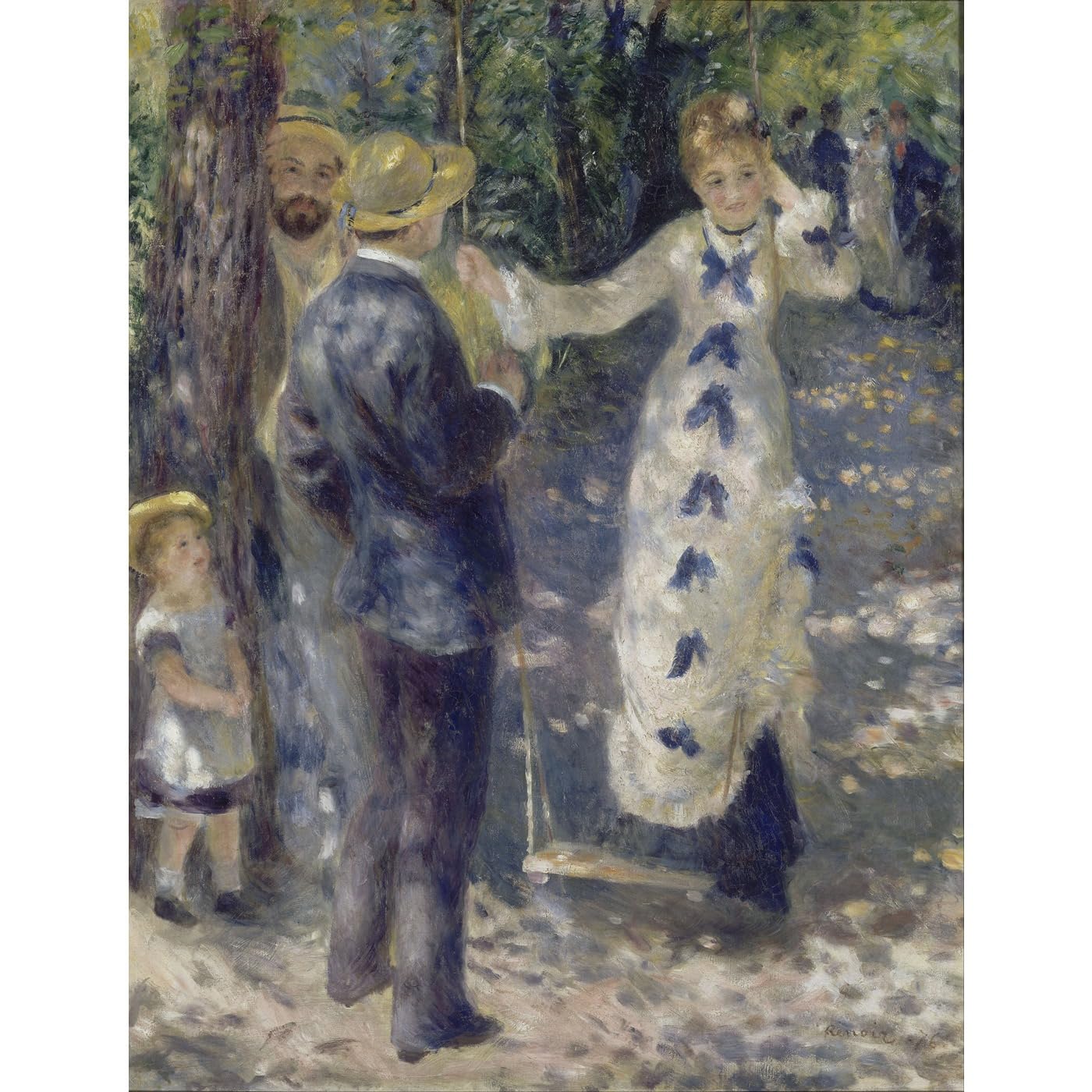 Renoir La balançoire impression d'art grand format sur toile