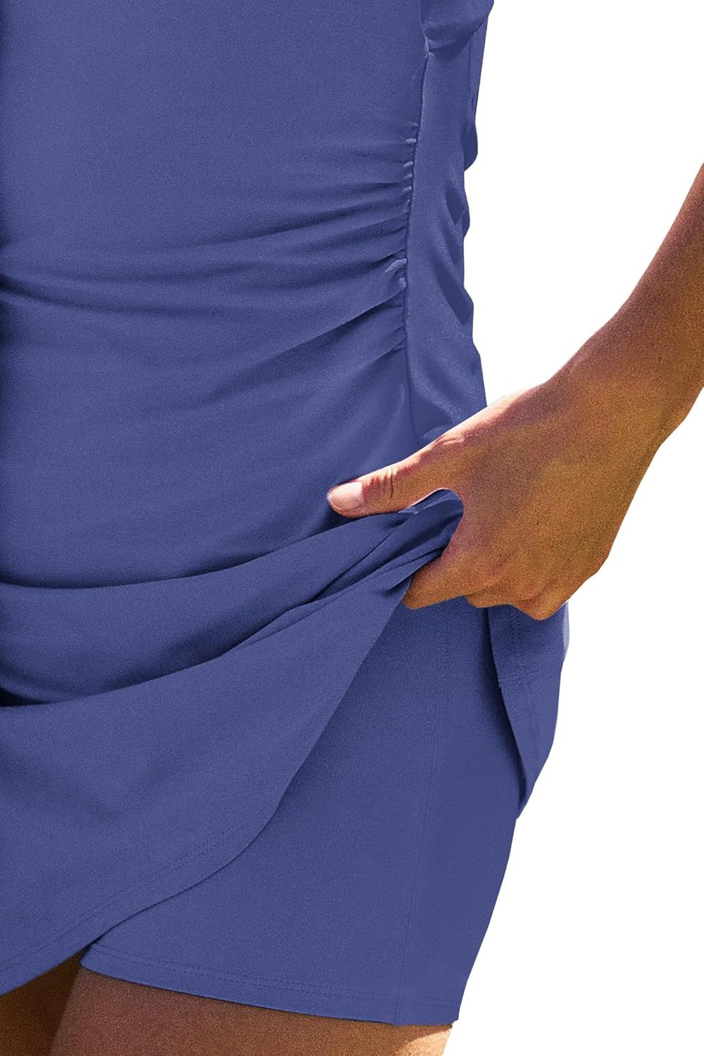 Nirovien Womens Tennis Dress with Built in Shorts Athletic Dresses Workout Dress Skort Dresses Golf Outfits - Image 2