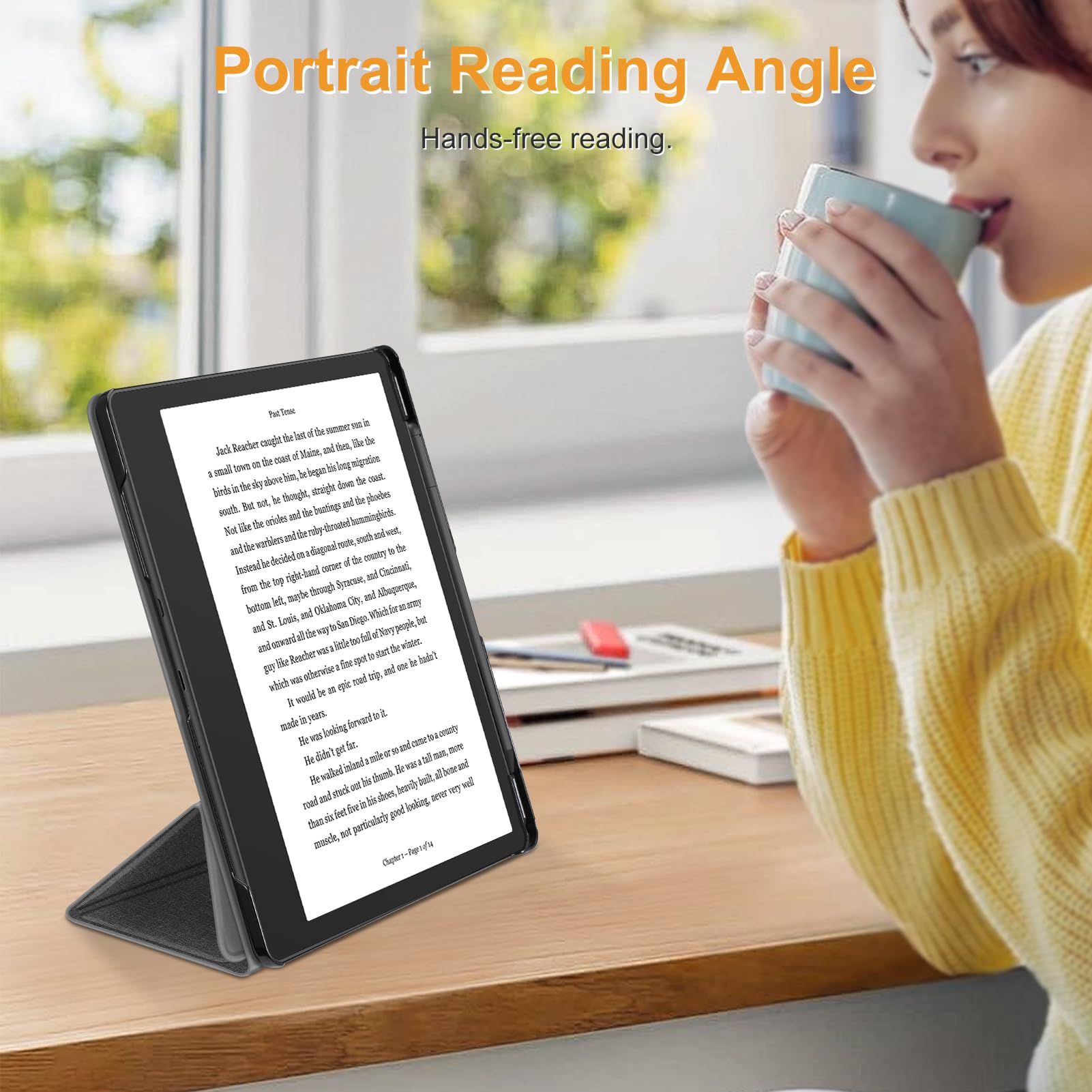 FINTIE Stand Custodia per Kindle Scribe 10,2 Pollici (Modello 2024/2022) con Portapenna - Sottile Leggero Cover Protettiva Case con Auto Sveglia/Sonno per Kindle Scribe 2024, Grigio