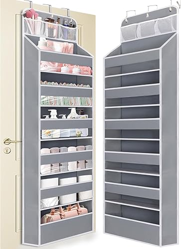 Organizador para colgar sobre la puerta, organizador de armario de bebé sin inclinación para pañales, juguetes de niños, zapatos, organizador de