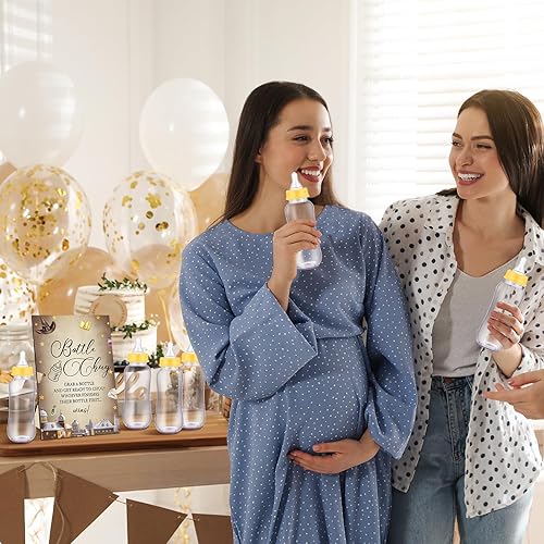 Vista 137 de TrelaCo Cool Baby Shower Games - Juego de regalo con temática de abejas y 12 biberones para baby shower, para juegos de abejas de panal, revelación