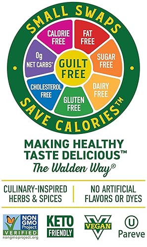Vista 27 de Walden Farms Buffalo Ranch - Aderezo y salsa – Sin calorías, sin gluten, bajo en carbohidratos, apto para dieta cetogénica, sin azúcar, sin grasa
