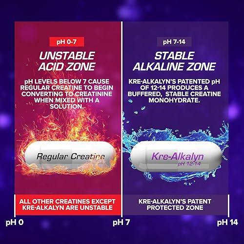 Miniatura 5 de EFX Sports Kre-Alkalyn EFX Suplemento de píldora de monohidrato de creatina con pH correcto, apto para veganos, fuerza y crecimiento muscular, 90