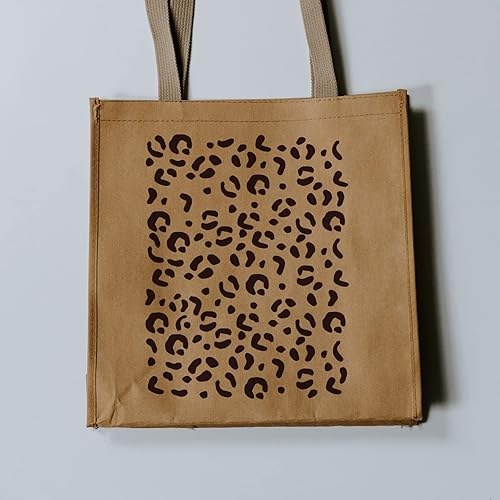 Miniatura 6 de Plantilla de pantalla de seda de leopardo, plantilla de malla reutilizable con patrón de leopardo, plantilla de seda para decoración del hogar,