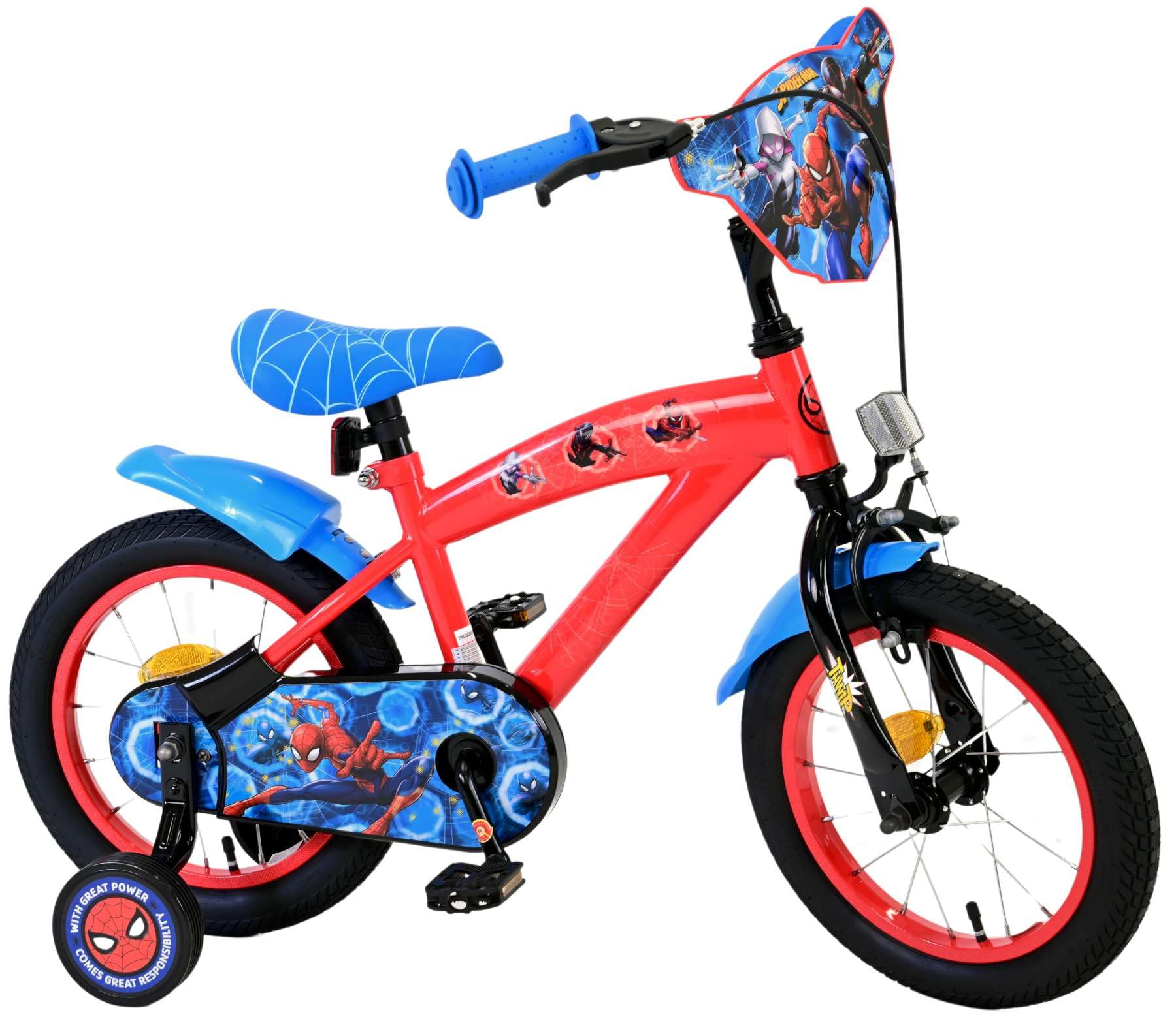 Volare Marvel Spider-Man Kinderfahrrad - Jungen - 14 Zoll