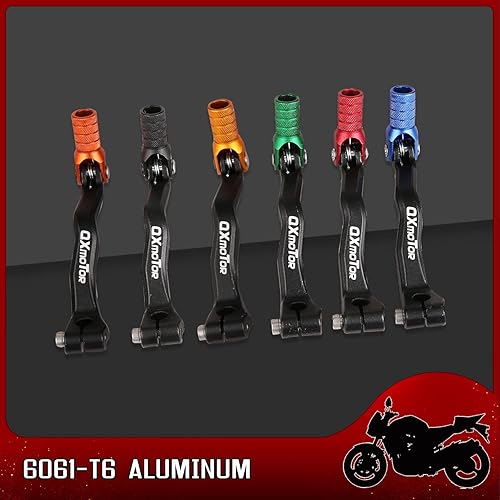 Miniatura 7 de QXBER Palanca de cambios plegable de aluminio para motocicleta NC250 NC250S NC300 NC450 CB150 CB250 CB300 Motor Dirt Bike MX Motocross (naranja)