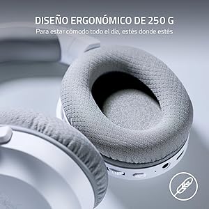 Razer Barracuda X Wireless Gaming & Mobile Headset (PC, PlayStation, Switch 2, Android, iOS): 2.4GHz Wireless + Bluetooth - Lightweight - 40mm Drivers - Detachable Mic - 50 Hr Battery - Mercury White