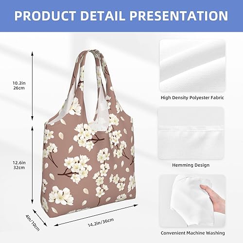 Miniatura 10 de WOAIDY Bolsas de comestibles reutilizables, 50 libras plegables y duraderas bolsas de compras con asas grandes y lavables