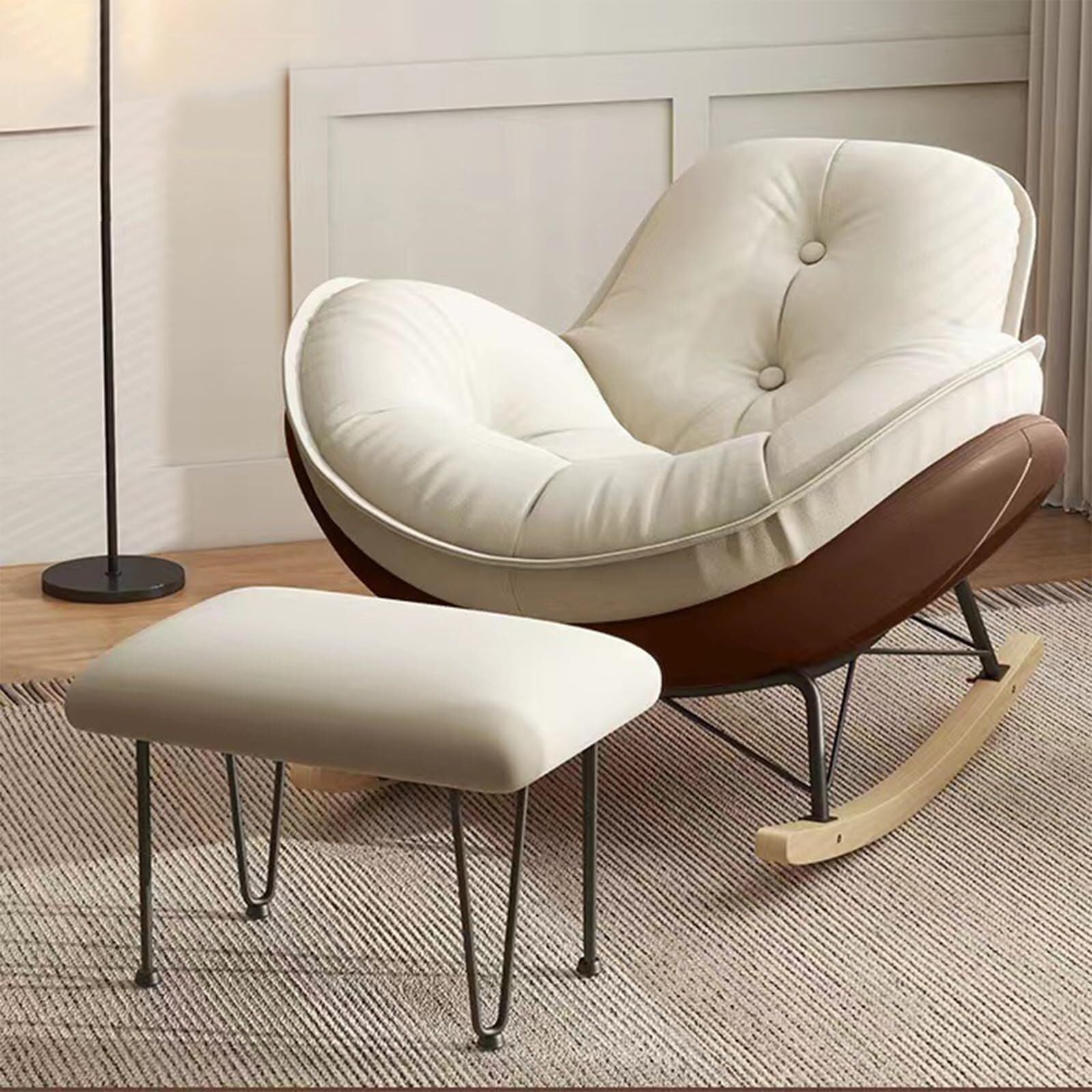 ZXFDMSWJ Nursery Rocking Chair, Glider Recliner Chair,Living Room