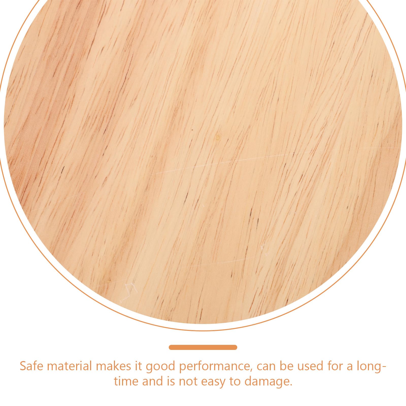 Sgabello Rotondo Seduta in Legno Khaki Resistente e Robusto, per Casa e Mensa, Sostituzione per Seduta Sgabello in Legno