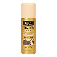 Vista 14 de Espray de color para encaje de peluca (color marrón medio)