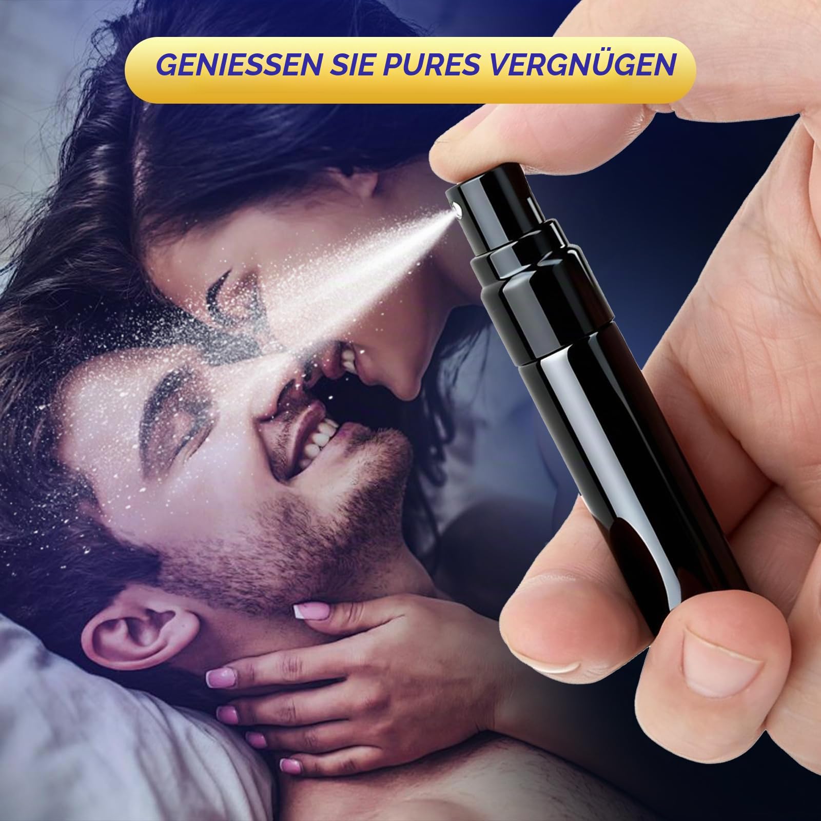 Verzögerungsspray für Männer - Pflanzliche Formel gegen vorzeitigen Erguss, Hilft natürlich länger durchzuhalten - Bewahrt die Sensitivität - 5ml Flakon