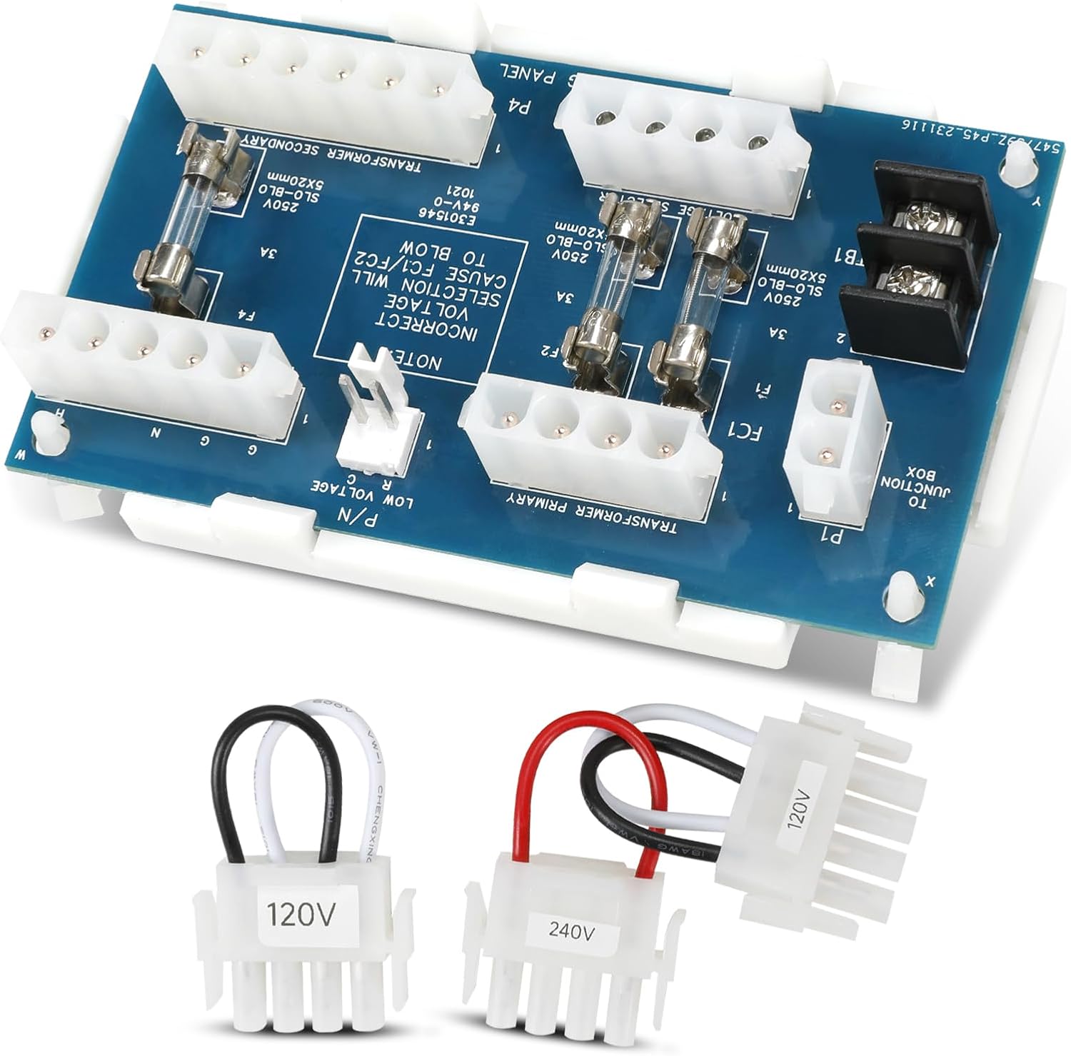 FDXLFWP1930 Pool Heater FD Field Wiring Panel Replacement Kit Fit for Hayward Universal H-Series (from H150 to H500), Blue and White