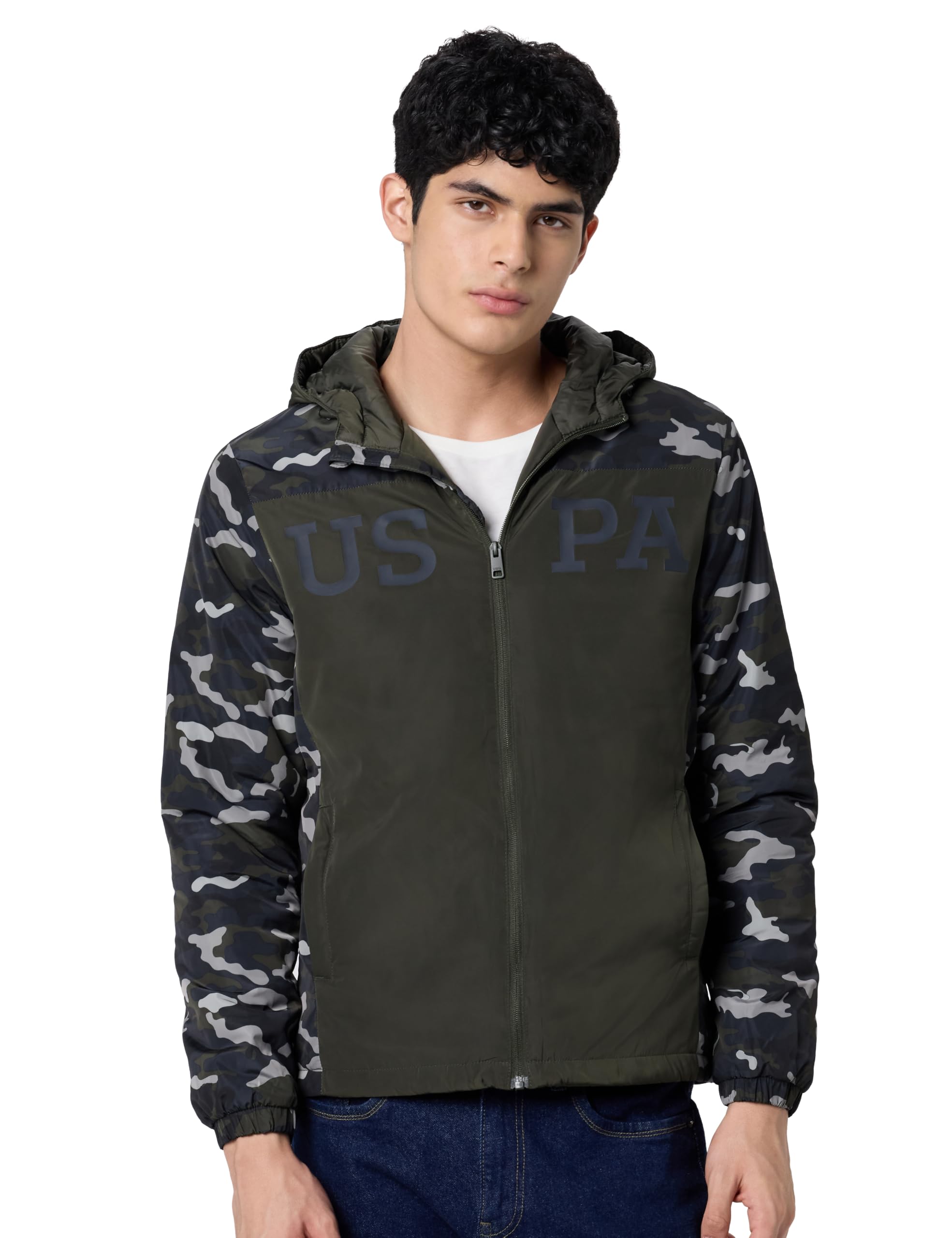 u.s. polo assn. Men's Polyester Standard Length A-Line Coat-picture-38