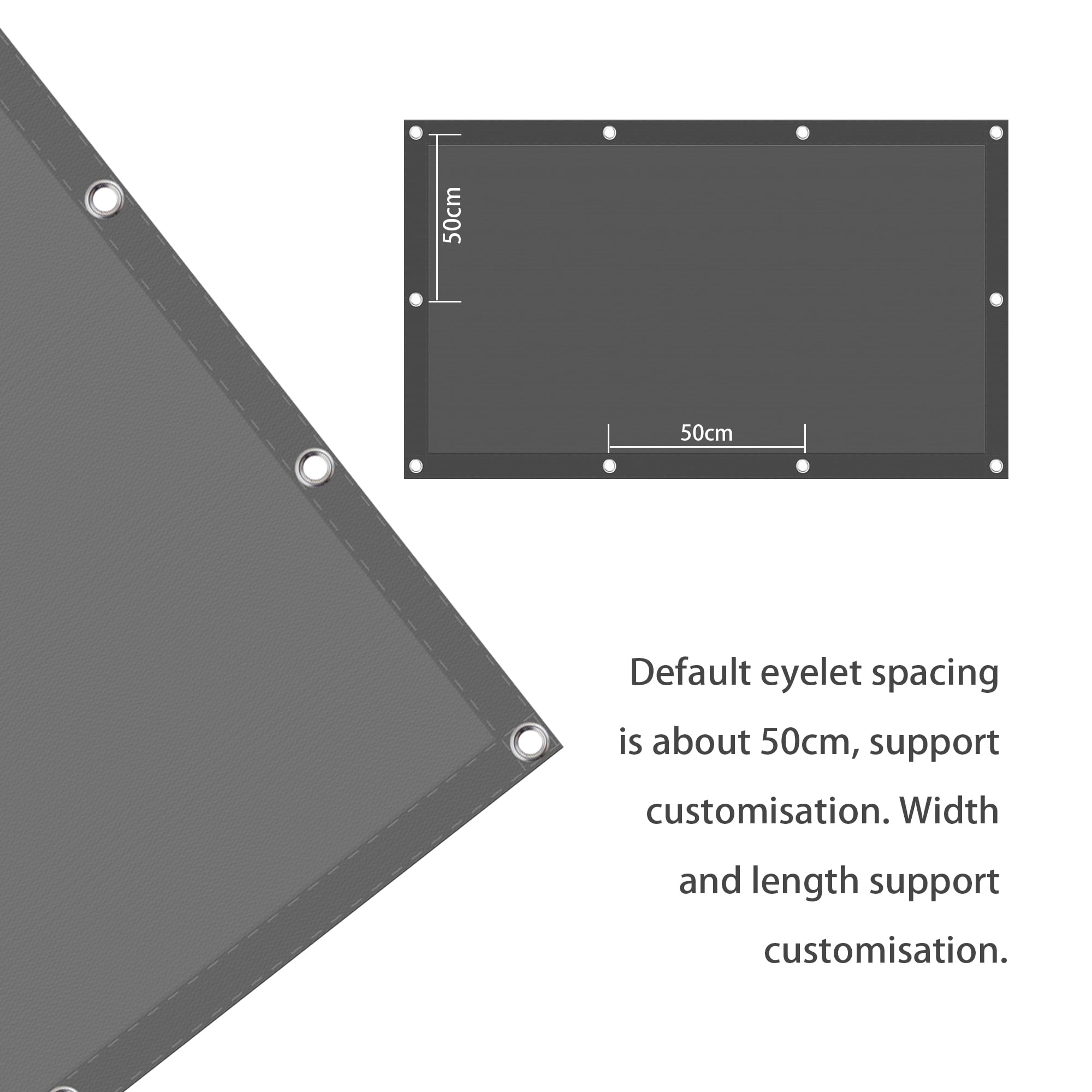 Malla Sombreo Sun Net 230 x 400 cm Protección UV 98% Prueba de Viento Malla Sombra con Ojales Sombreo Toldo Vela 100% Poliéster con SOGA para Patio Jardín Terraza, Blanco